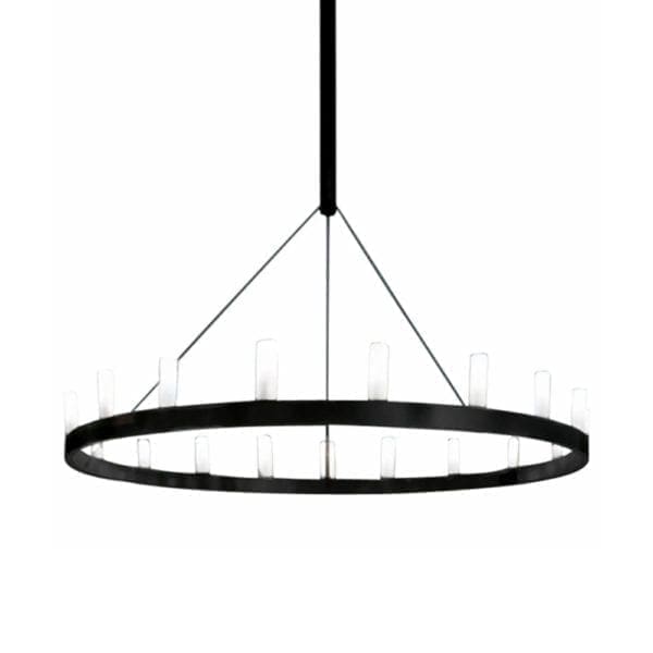 Fontana Arte CHANDELIER small suspension - black white