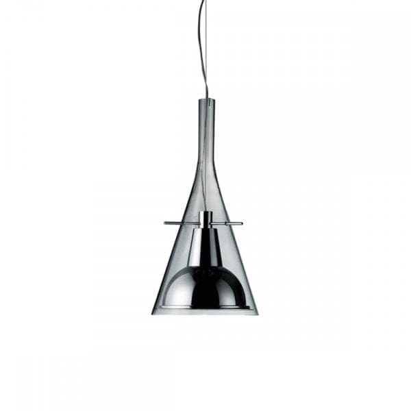 Fontana Arte FLUITE suspension XXL - transparent chrome