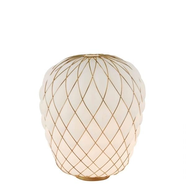 Fontana Arte PINECONE grande tavolo - bianco oro