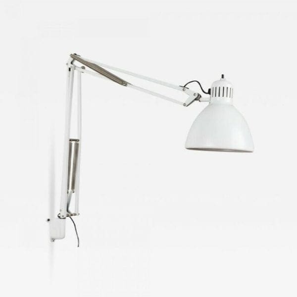 Fontana Arte NASKA E27 parete 50cm - bianco