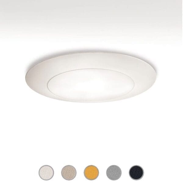 Modoluce RING TONDA LED parete/soffitto maxi D.110cm – lycra bianco