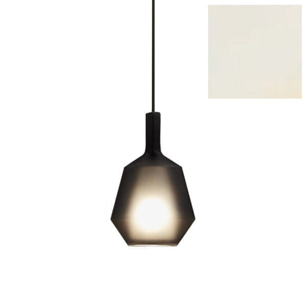 Penta MOM sospensione larga - vetro blu avio opaco