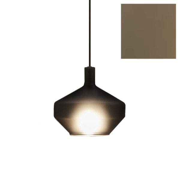 Penta MOM sospensione piccola - vetro nero opaco