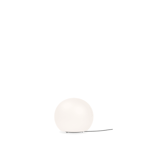 Wever Ducre DRO LED 3.0 tavolo/parete - D.300mm nero e vetro opalino bianco