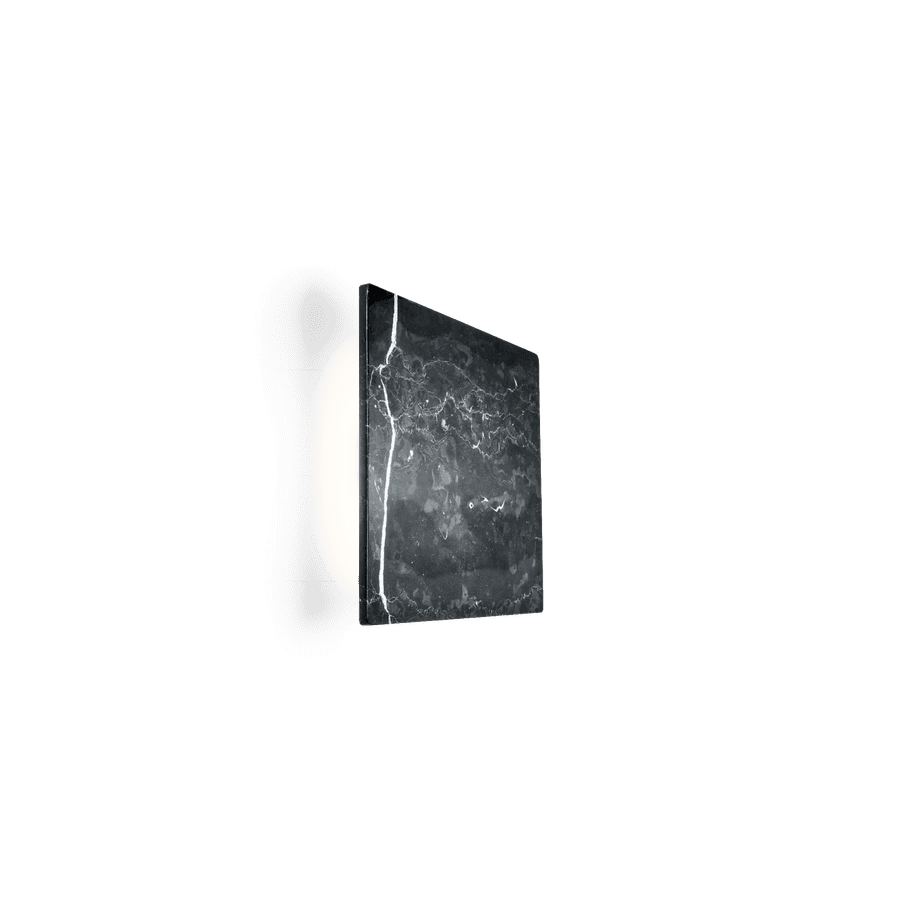 Wever Ducre MILES LED 3.0 CARRE' parete - 300x300mm marmo nero