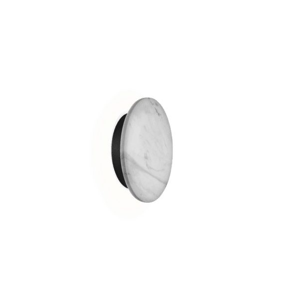 Wever Ducre MILES LED 2.0 ROUND parete - D.190mm marmo bianco