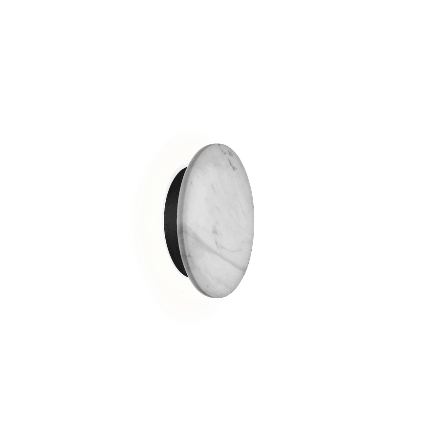 Wever Ducre MILES LED 2.0 ROUND parete - D.190mm marmo bianco