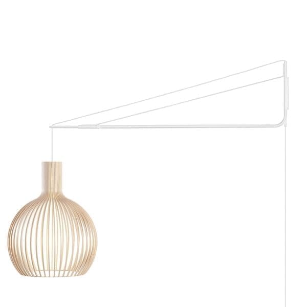 Secto Design VARSI solo accessorio braccio parete - laminato bianco