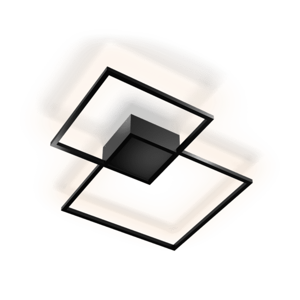 Wever Ducre VENN 2.0 soffitto/parete 3000K- nero