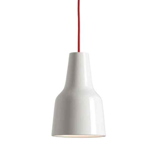 Modoluce EVA sospensione D.27cm – ceramica bianco