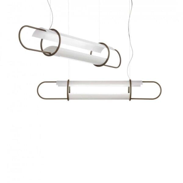 Modoluce CLIP sospensione L.170cm DIMMER – oro