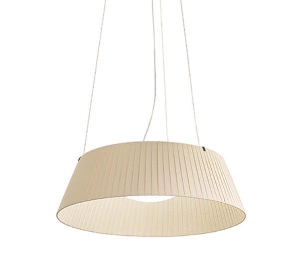 Modoluce REVERSE sospensione BASIC A grande D.80cm – plissè beige