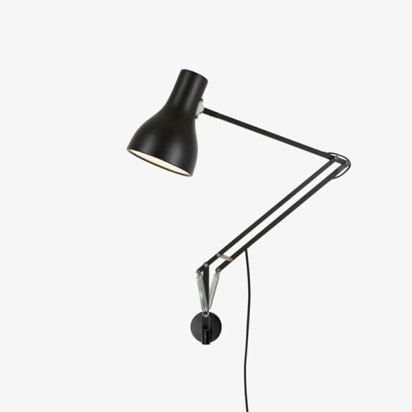 Anglepoise TYPE 75 scrivania con supporto parete - nero