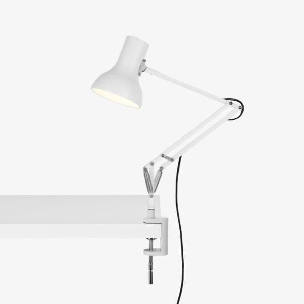 Anglepoise TYPE 75 MINI scrivania con morsetto - bianco