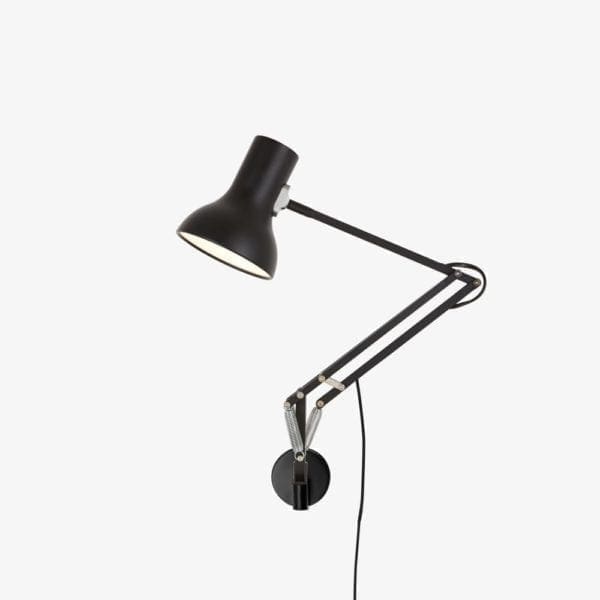 Anglepoise TYPE 75 MINI scrivania con supporto parete - nero