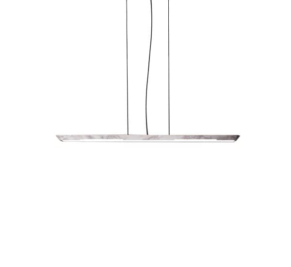 Penta WOODY sospensione piccola - marmo bianco di Carrara