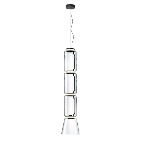 Flos NOCTAMBULE SUSPENSION S3 CYLINDER E CONE – nero