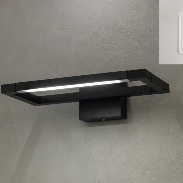 Nemo SPIGOLO wall/ceiling 3000K – black