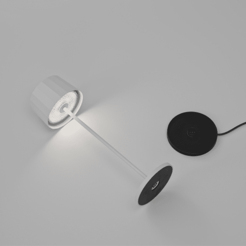 Lampada da tavolo ricaricabile in alluminio Twiggy - Karma Italia
