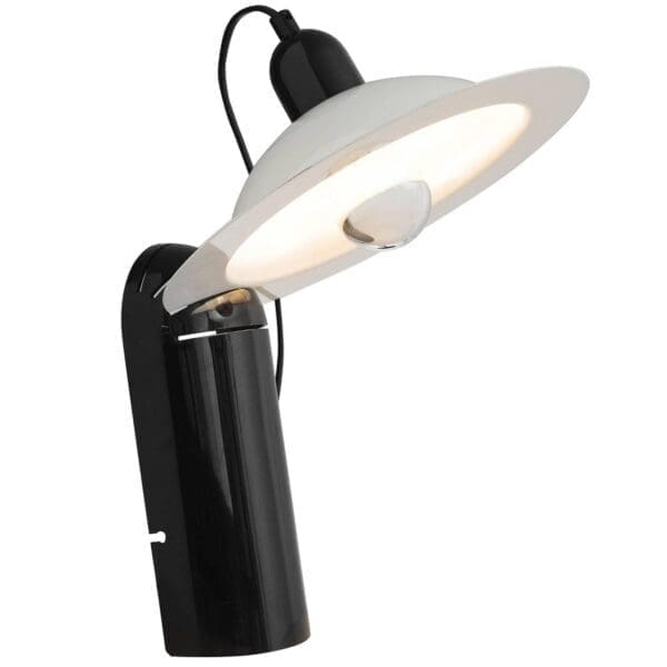 Stilnovo LAMPIATTA tavolo/parete – bianco nero