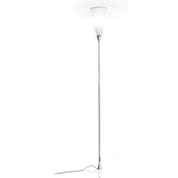 Luceplan CHICHIBIO D38L terra  – diffusore bianco stelo alluminio