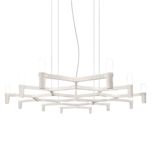 Nemo CROWN PLANA MEGA sospensione – verniciato bianco