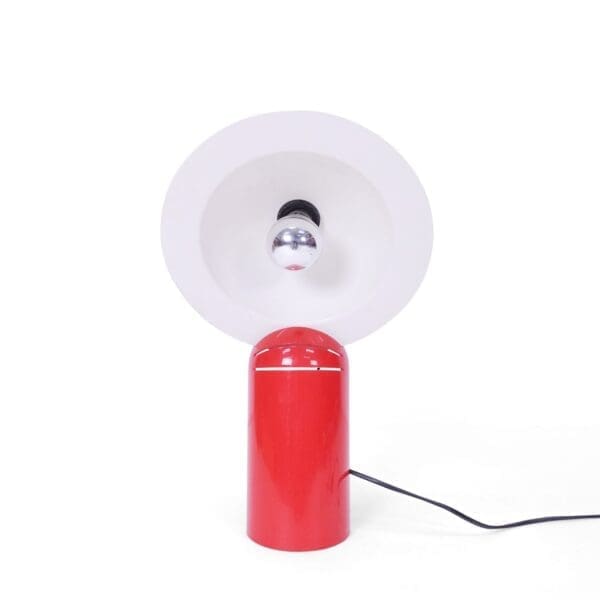 Stilnovo LAMPIATTA tavolo/parete – bianco rosso