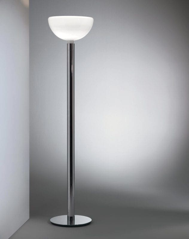 Nemo AM2C terra – cromo diffusore vetro bianco