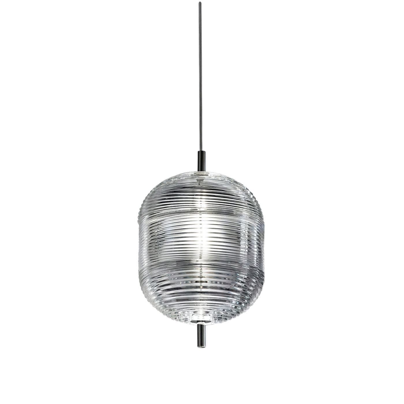 Lodes JEFFERSON SMALL sospensione – cromo nero e cristallo di Bohemia