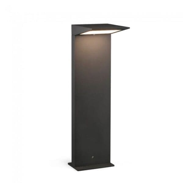 Ai Lati SOLAR terra con pannello solare e sensore crepuscolare - grigio scuro