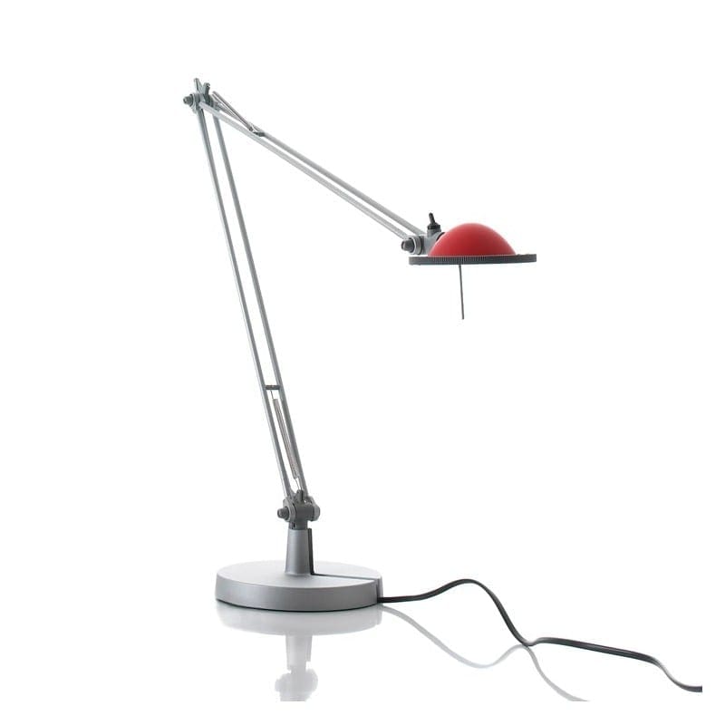 Luceplan BERENICE D12ELt tavolo ON/OFF bracci 80cm+30cm – alluminio