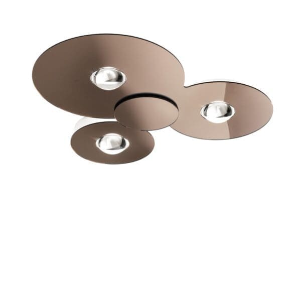 Lodes BUGIA TRIPLE 2700K soffitto – bronzo lucido