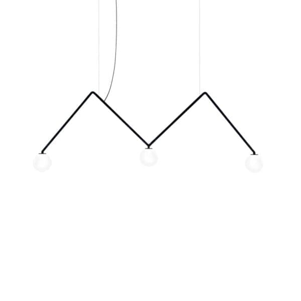 Nemo DABLIU globe sospensione 3000K – nero