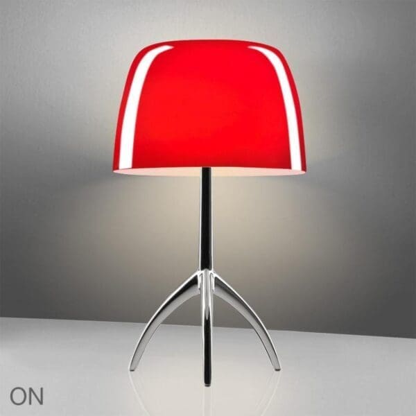 Foscarini Lumiere Piccola Dimmer Tavolo – Alluminio/Ciliegia