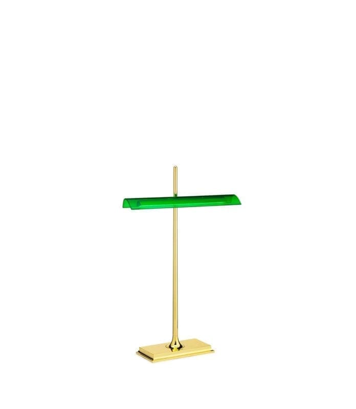 Flos GOLDMAN tavolo – ottone/verde