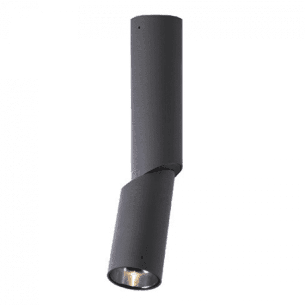 Luceplan E06 soffitto fascio largo – nero opaco