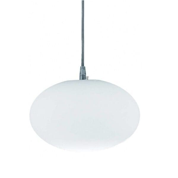 Nemo MAGA sospensione – cromo e vetro bianco
