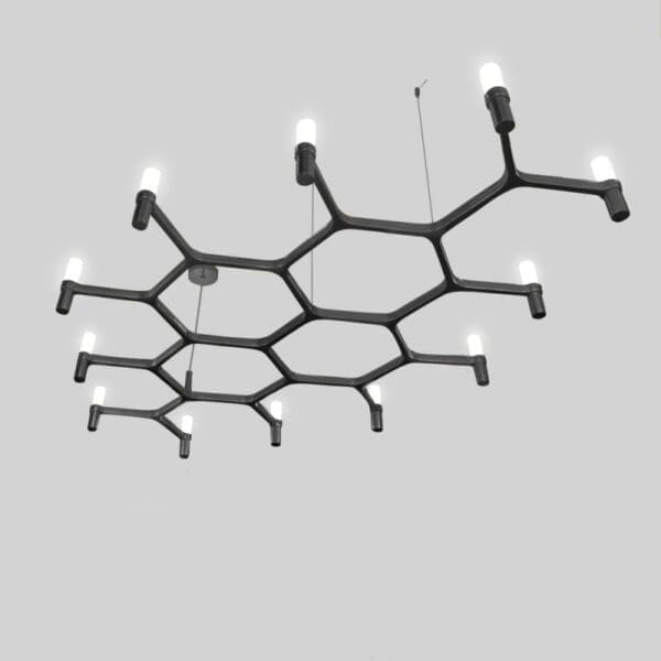 Nemo CROWN PLANA MEGA sospensione – placato nero