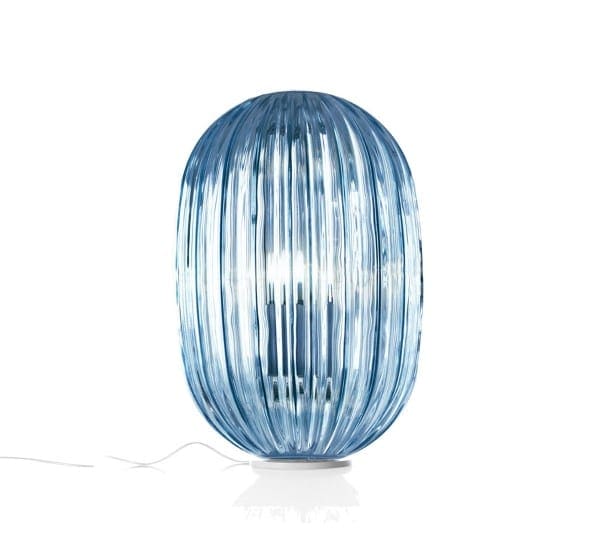 Foscarini Plass Media Dimmer Tavolo – Azzurro