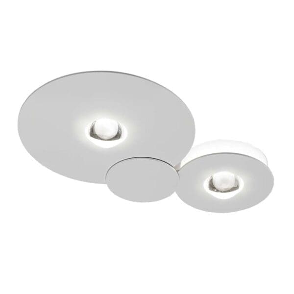 Lodes BUGIA DOUBLE 3000K soffitto – bianco lucido
