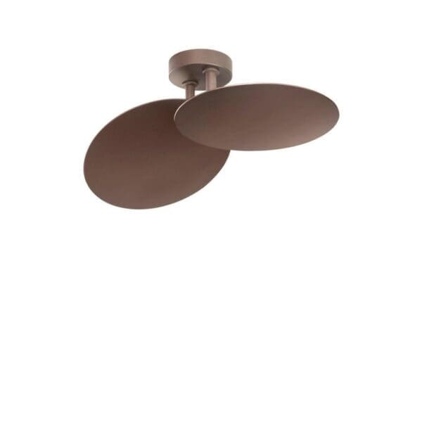 Lodes PUZZLE ROUND DOUBLE 3000K parete/soffitto – bronzo ramato