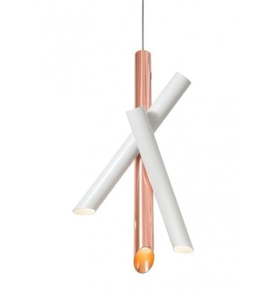 Nemo TUBES 3 suspension – white copper