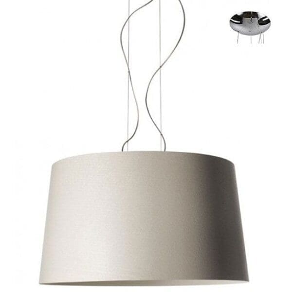 Foscarini Twice As Twiggy Sospensione – Greige