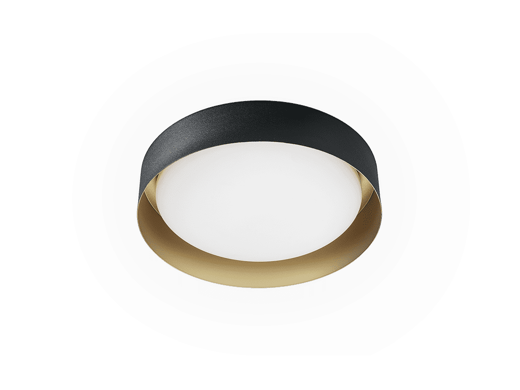 Decorative CREW 2 soffitto D.402mm– nero oro