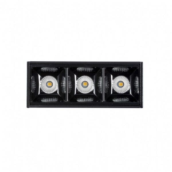 Logica KLIK KLAK LUCE PUNTIFORMI 3x 1W - LED 3000k