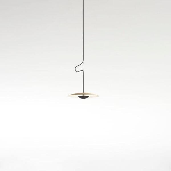 Marset Ginger 60 Metal Ottone spazzolato Bianco DALI