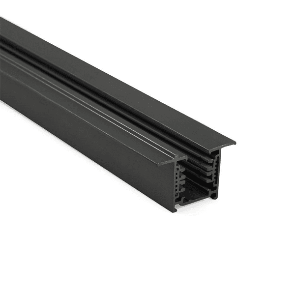 Arkoslight TRACK 1L PROFILE RECESSED 3 metro - binario da incasso elettrificato nero