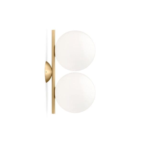 Flos IC C/W1 DOUBLE  brass