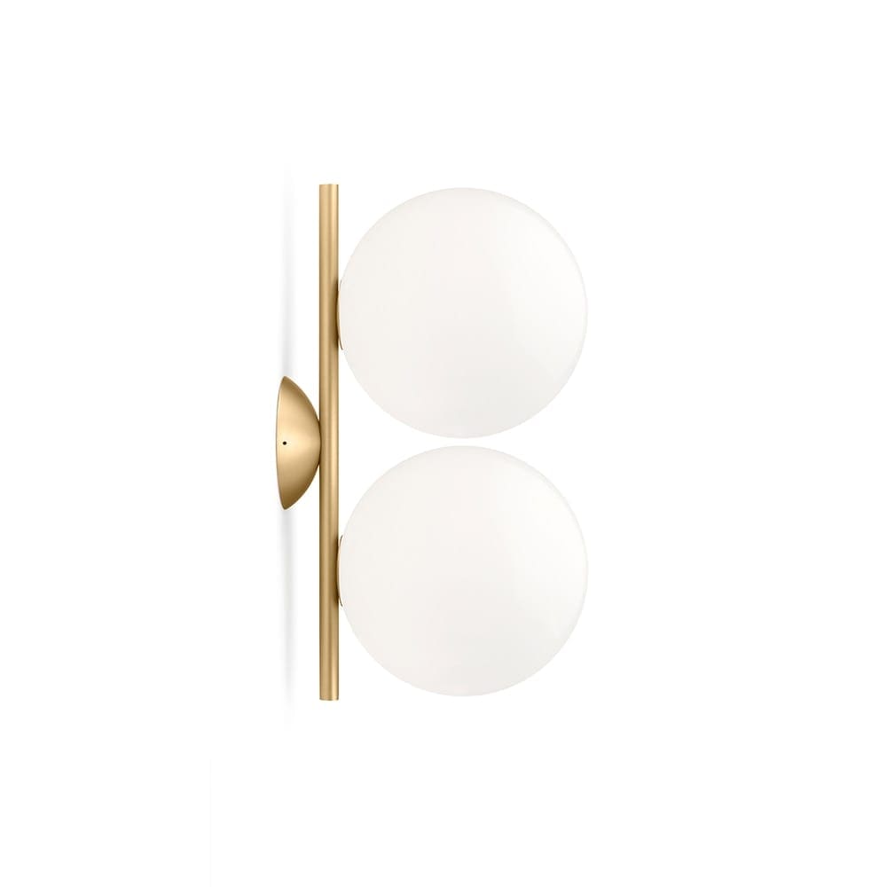 Flos IC C/W1 DOUBLE  brass