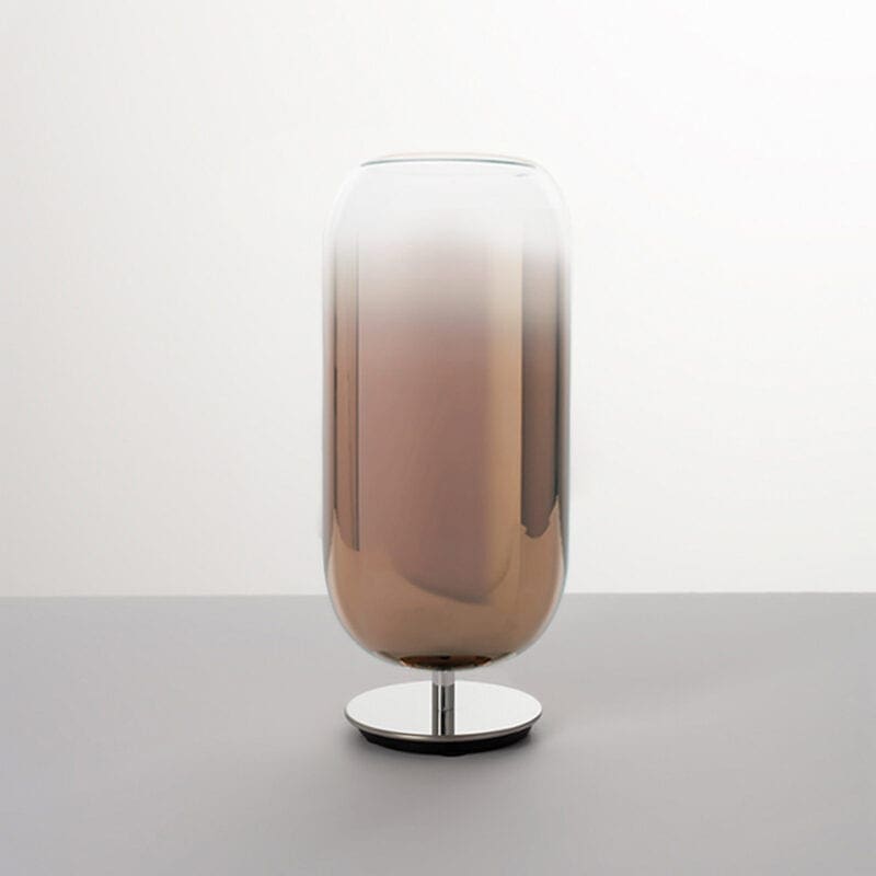 Artemide GOPLE T black structure - bronze diffuser